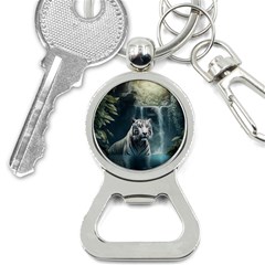 Tiger White Tiger Nature Forest Bottle Opener Key Chain