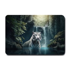 Tiger White Tiger Nature Forest Small Doormat