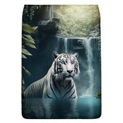 Tiger White Tiger Nature Forest Removable Flap Cover (l) by Jancukart