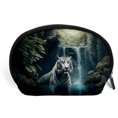 Tiger White Tiger Nature Forest Accessory Pouch (large)