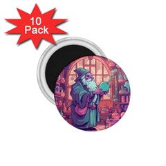 Fantasy Magic Magical Wizard 1 75  Magnets (10 Pack)  by Jancukart