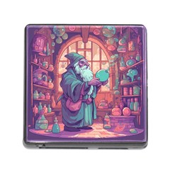 Fantasy Magic Magical Wizard Memory Card Reader (square 5 Slot)