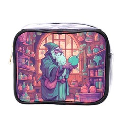 Fantasy Magic Magical Wizard Mini Toiletries Bag (one Side)