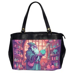 Fantasy Magic Magical Wizard Oversize Office Handbag (2 Sides)