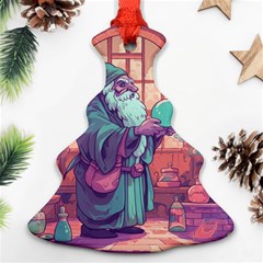 Fantasy Magic Magical Wizard Ornament (christmas Tree) 