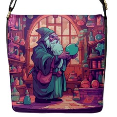 Fantasy Magic Magical Wizard Flap Closure Messenger Bag (s)