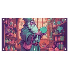 Fantasy Magic Magical Wizard Banner And Sign 4  X 2 