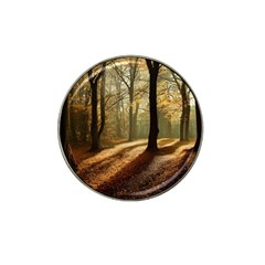 Autumn Nature Woodland Woods Trees Hat Clip Ball Marker (4 pack)