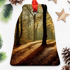 Autumn Nature Woodland Woods Trees Bell Ornament (Two Sides)