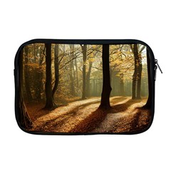 Autumn Nature Woodland Woods Trees Apple Macbook Pro 17  Zipper Case by Jancukart