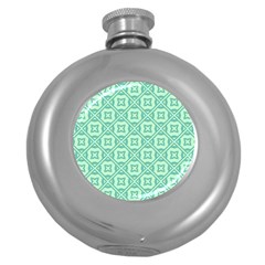 Pattern 9 Round Hip Flask (5 Oz) by GardenOfOphir