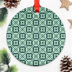 Pattern 8 Round Ornament (two Sides) by GardenOfOphir