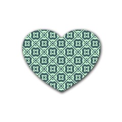 Pattern 8 Rubber Heart Coaster (4 Pack) by GardenOfOphir