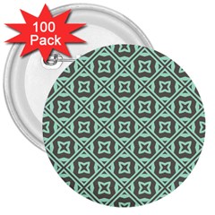 Pattern 11 3  Buttons (100 Pack)  by GardenOfOphir