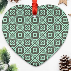 Pattern 11 Heart Ornament (two Sides) by GardenOfOphir