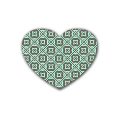 Pattern 11 Rubber Heart Coaster (4 Pack) by GardenOfOphir