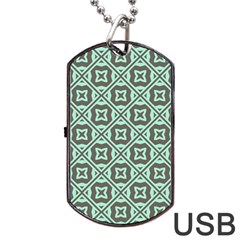 Pattern 11 Dog Tag Usb Flash (one Side) by GardenOfOphir