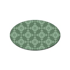 Sophisticated Pattern Sticker Oval (100 Pack) by GardenOfOphir