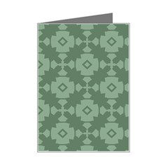 Sophisticated Pattern Mini Greeting Card by GardenOfOphir