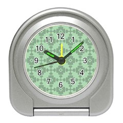 Pattern Travel Alarm Clock by GardenOfOphir