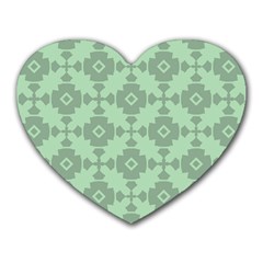 Pattern Heart Mousepad by GardenOfOphir