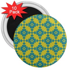 Pattern 4 3  Magnets (10 Pack)  by GardenOfOphir