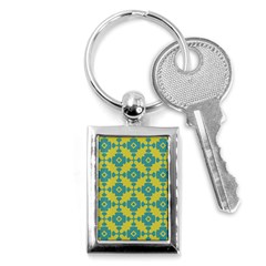 Pattern 4 Key Chain (rectangle) by GardenOfOphir