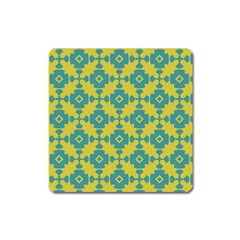 Pattern 4 Square Magnet by GardenOfOphir