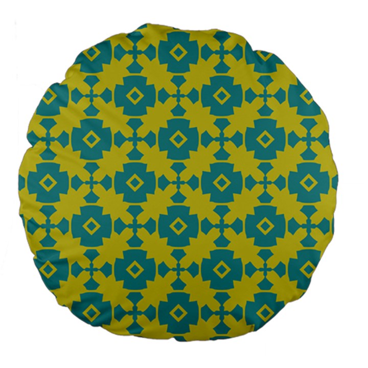 Pattern 4 Large 18  Premium Flano Round Cushions