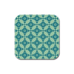 Pattern 3 Rubber Square Coaster (4 Pack) by GardenOfOphir