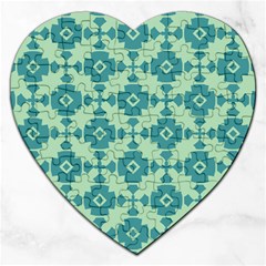 Pattern 3 Jigsaw Puzzle (heart) by GardenOfOphir