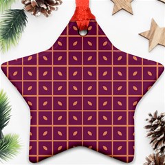 Pattern 9 Star Ornament (two Sides) by GardenOfOphir