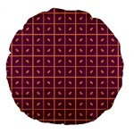 Pattern 9 Large 18  Premium Flano Round Cushions Back