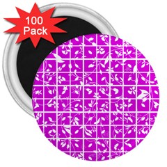 Pattern 8 3  Magnets (100 Pack) by GardenOfOphir