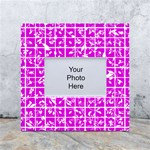 Pattern 8 White Box Photo Frame 4  x 6  Front