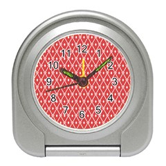 Pattern 10 Travel Alarm Clock by GardenOfOphir