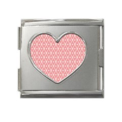 Pattern 11 Mega Link Heart Italian Charm (18mm) by GardenOfOphir