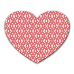 Pattern 13 Heart Mousepad by GardenOfOphir