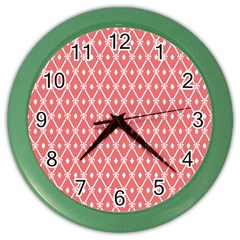 Pattern 13 Color Wall Clock by GardenOfOphir