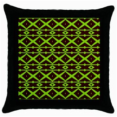 Pattern 17 Throw Pillow Case (black) by GardenOfOphir