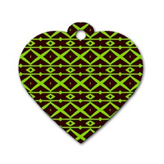 Pattern 17 Dog Tag Heart (one Side) by GardenOfOphir