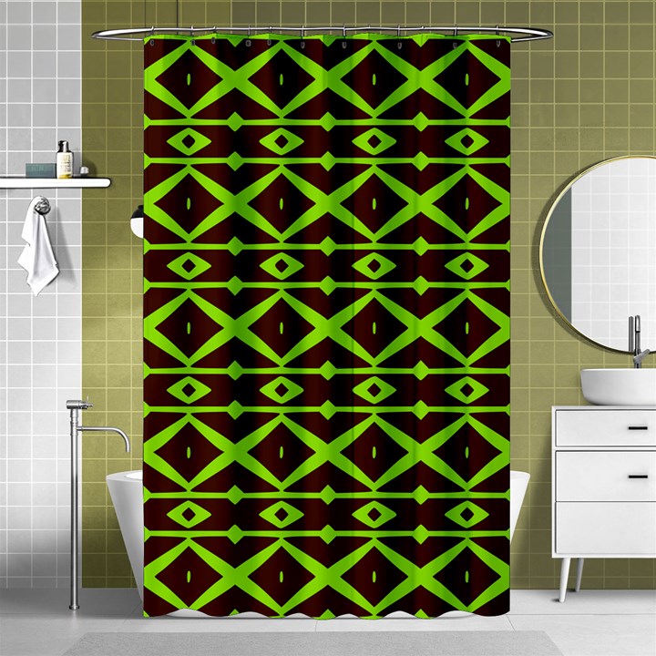 Pattern 17 Shower Curtain 48  x 72  (Small) 