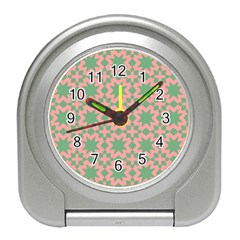 Pattern 18 Travel Alarm Clock by GardenOfOphir