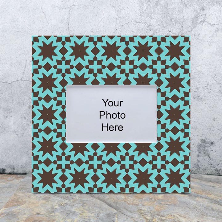 Pattern 20 White Box Photo Frame 4  x 6 