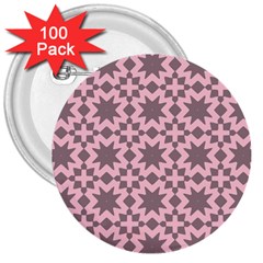 Pattern 19 3  Buttons (100 Pack)  by GardenOfOphir