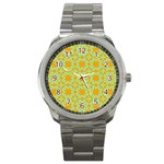 Pattern 21 Sport Metal Watch Front