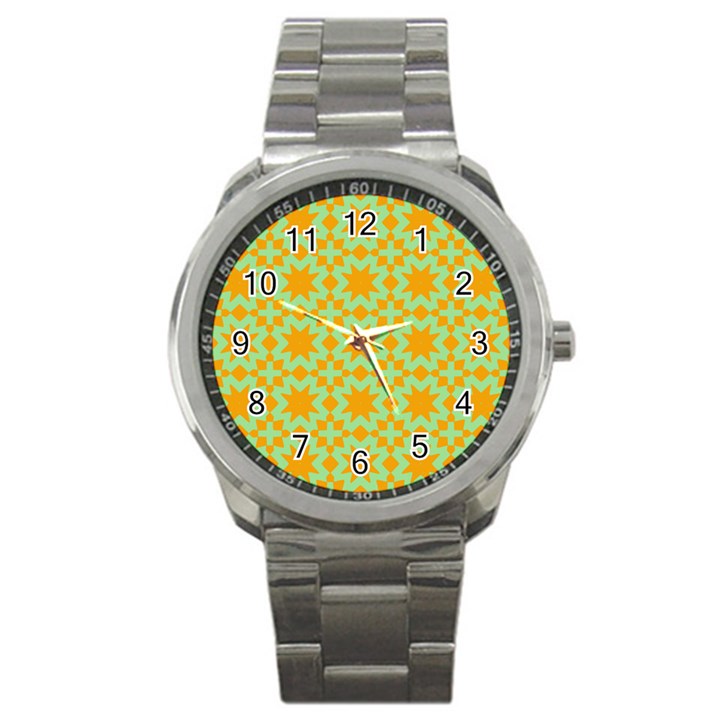 Pattern 21 Sport Metal Watch