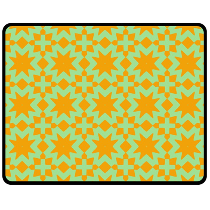 Pattern 21 One Side Fleece Blanket (Medium)