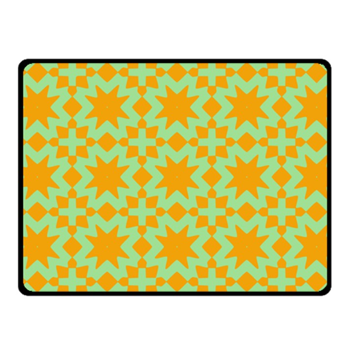 Pattern 21 One Side Fleece Blanket (Small)