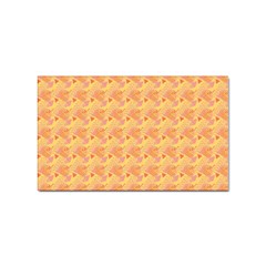 Peach Leafs Sticker Rectangular (100 Pack) by Sparkle